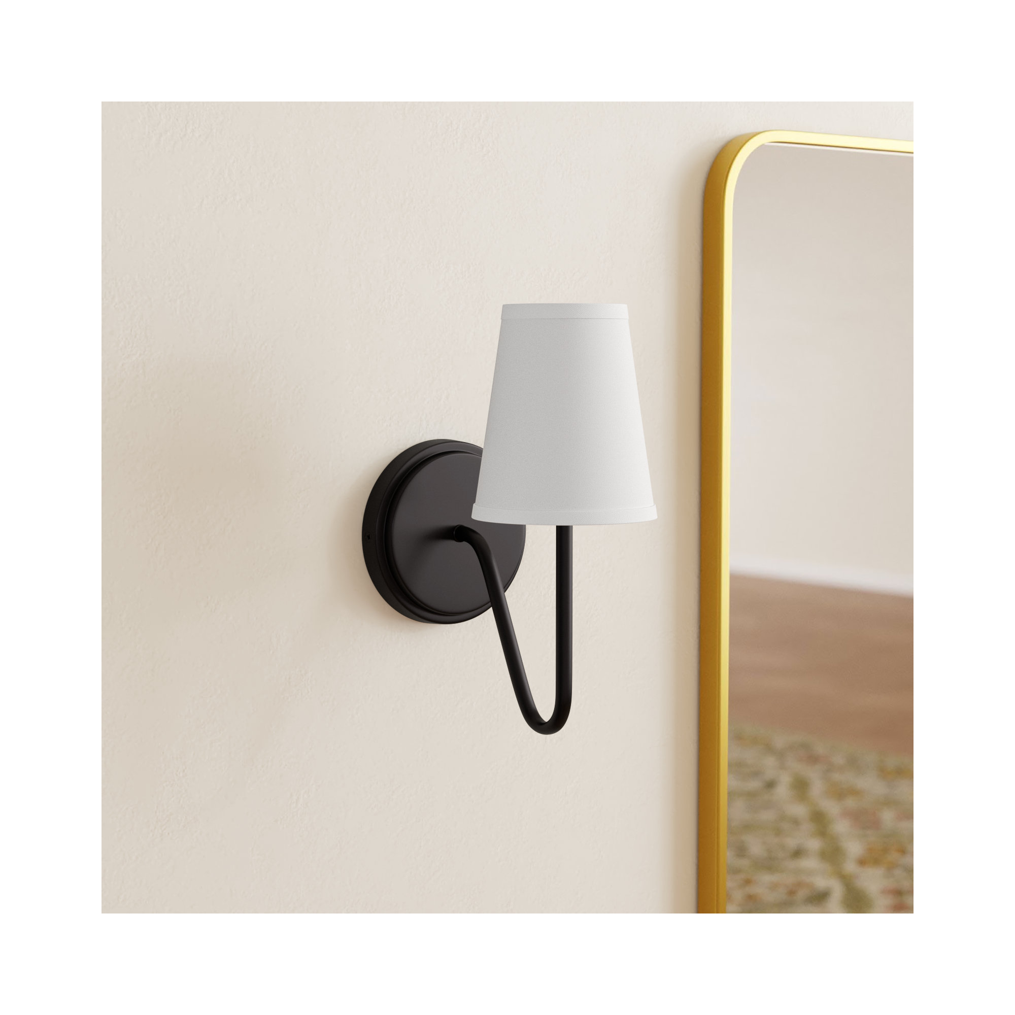 Ponta 1-Light Dimmable Metal Armed Sconce , Oil Rubbed Bronze
