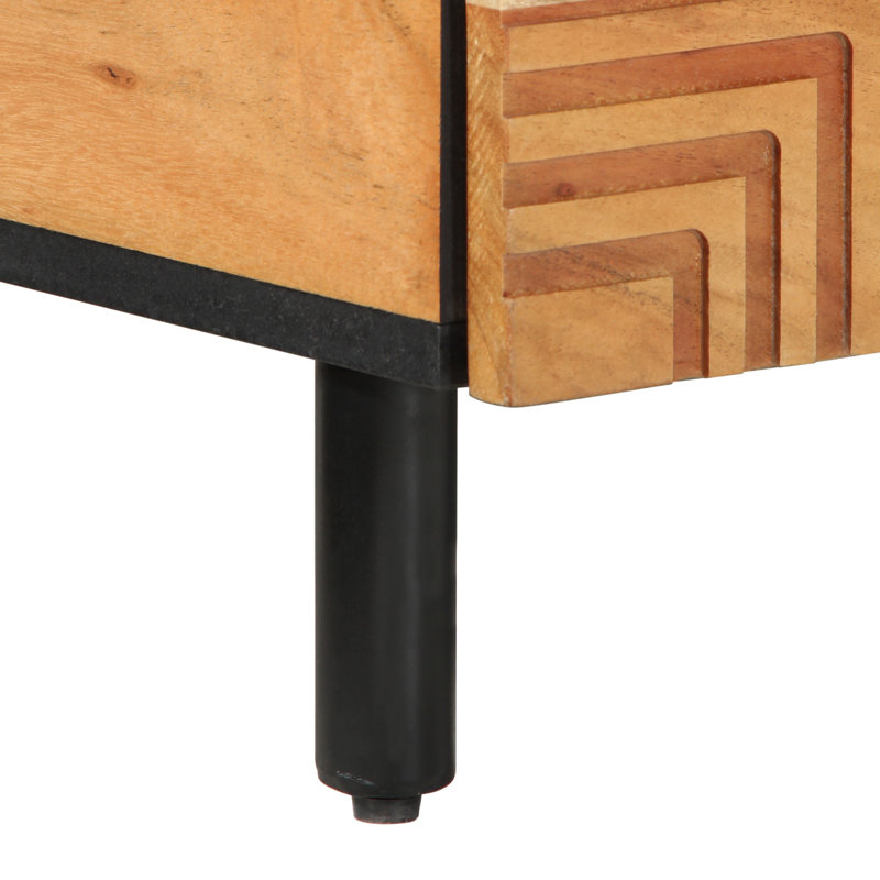 Solid Wood Coffee Table with Storage