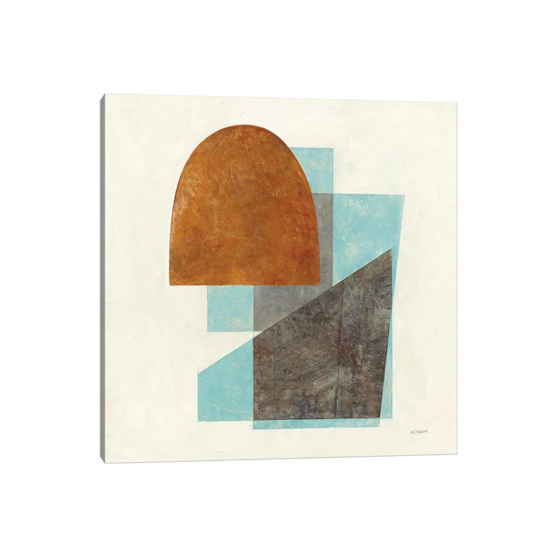Quintet I Turquoise by Mike Schick - Wrapped Canvas Gallery-Wrapped Canvas Giclée, 66.04 cm H x 66.04 cm W