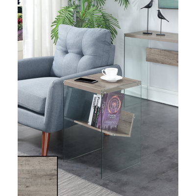 Table de bout traîneau avec rangement Allegonda