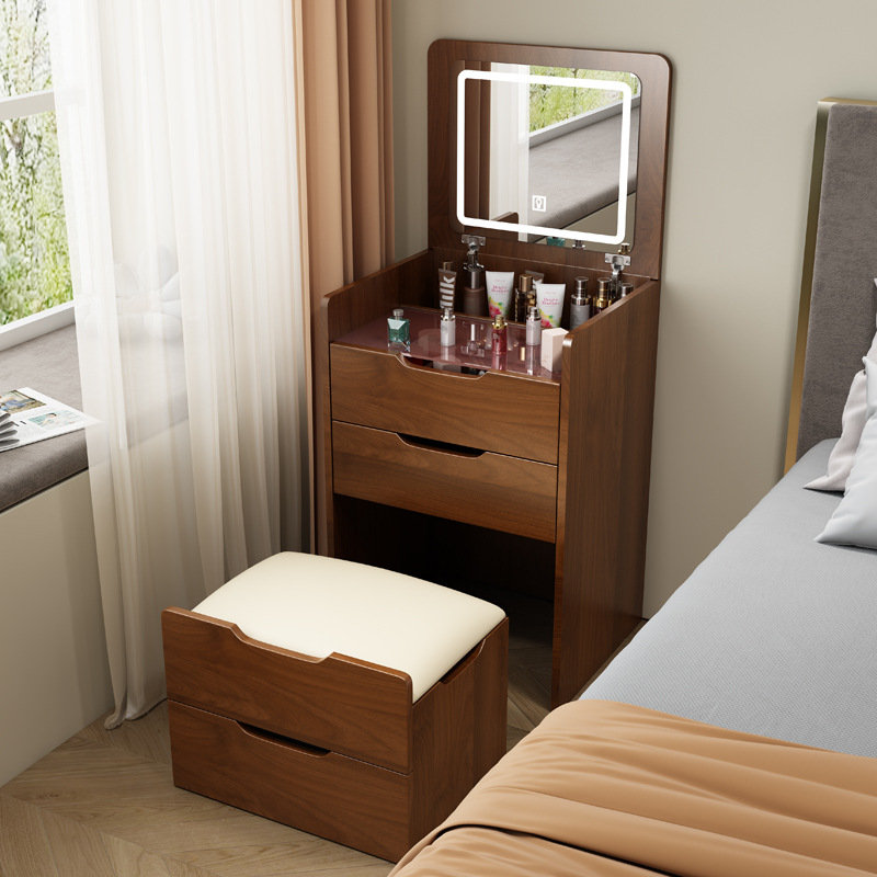 3-in-1 Vanity Desk with Flip Top Mirror & 3 Drawers