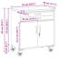 Workbench 75 X 45 X 85 Cm Powder-Coated Steel-931822530