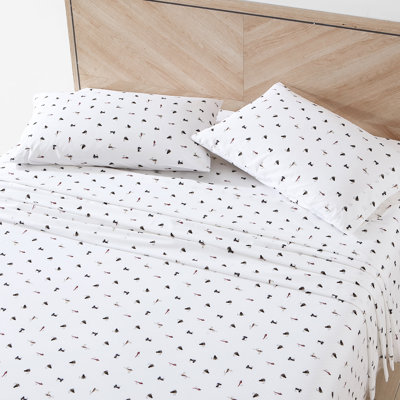 Eddie Bauer 100% Cotton Flannel Deep Pocket Sheet Set