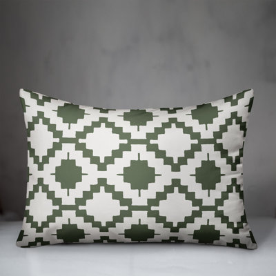 Tribal Print Lumbar Pillow Cover