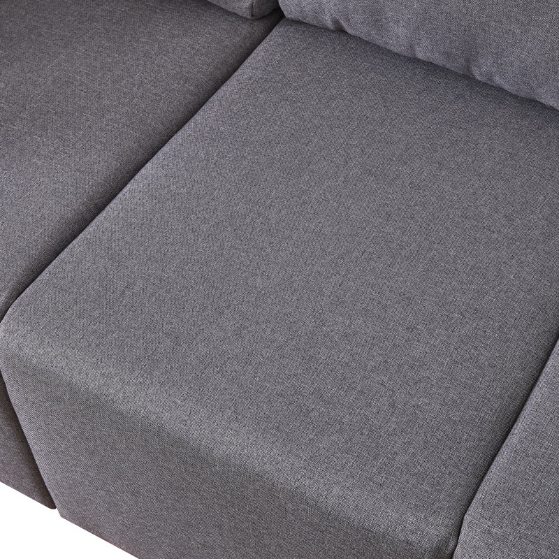 Lit double avec tablettes et - blanc, tablettes fonctionnelles simples avec rangement blanc, attrait moderne pour la chambre à coucher