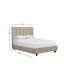 Lit plateforme tapissier capitonné avec rangement Woolf-22805295-22805300
