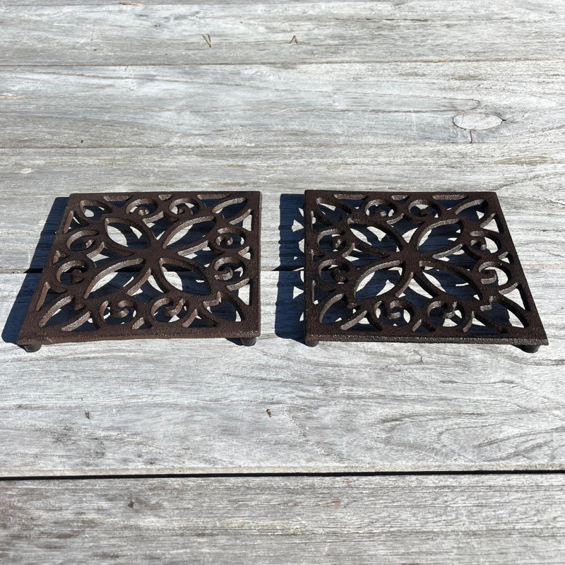 Square 2 Piece Trivet Set