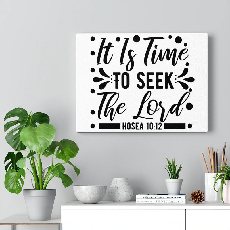Time To Seek - Wrapped Canvas Print