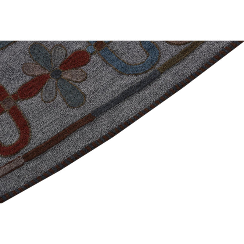 Tapis gris graphite 4 pi x 6 pi