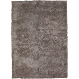 Barun Hand Loomed Modern Area Rug in Charcoal