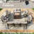 Outdoor Patio Rope Metal 9 Pieces Patio Conversation Furniture Set With Fire Pit Table And Beige Cushions (Throw Pillow Not Included)-813746286
