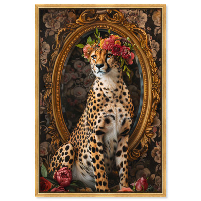 Art Remedy, art moderne sur toile, miroir guépard