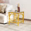 Table d'appoint 19,7 po Modern Gold-173280091