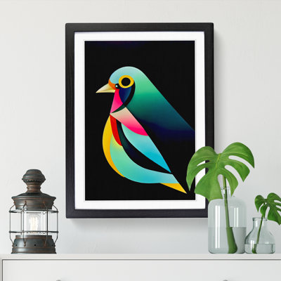 Bird Abstract - Single Picture Frame Print