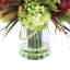 Hydrangeas And Heather Arrangement In Vase