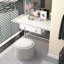 Table basse avec repose-pieds Homcom