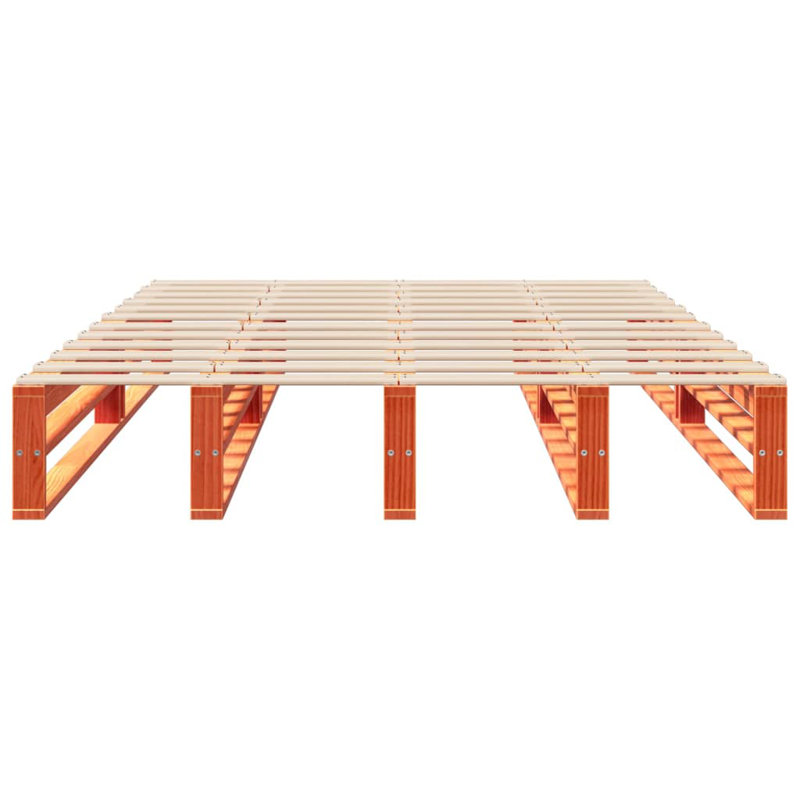Bed, Wax Brown, Small Double (4')