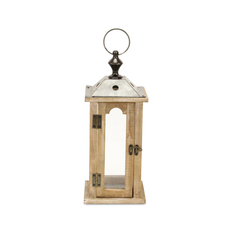 Porte-bougie de table en métal 16 po