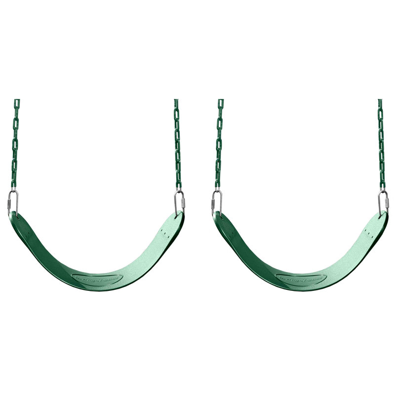 Swing Seat with Chains, Green