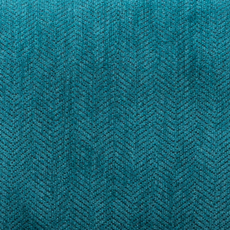Chaise en chenille avec pieds en bois massif, bleu sarcelle et coussin bleu relaxant, pieds pour un siège fiable