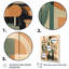 Impression sur toile orange et verte Mid Century Momentum I-88516750-88516753