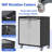 Heavy-Duty Metal Cabinet With Portable Wheels For Garage - & Practical. Adjustable Shelves, Rust-. Black And Gray. 29.01"W X 16.97"D 33.75"H Storage On Rust Scratch . Interior Space, Lockable. +