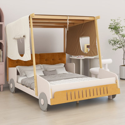 Car Bed With Pillow, Ceiling Cloth 
