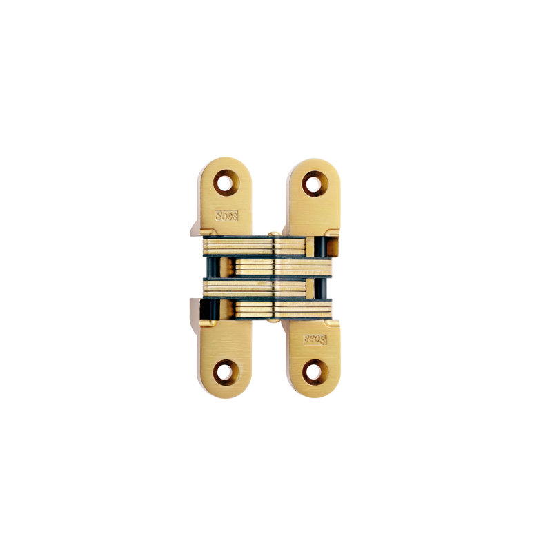 SOSS Model 216 for 1 3/8" Thick Doors, 20 Minute Fire Rated, Satin Brass