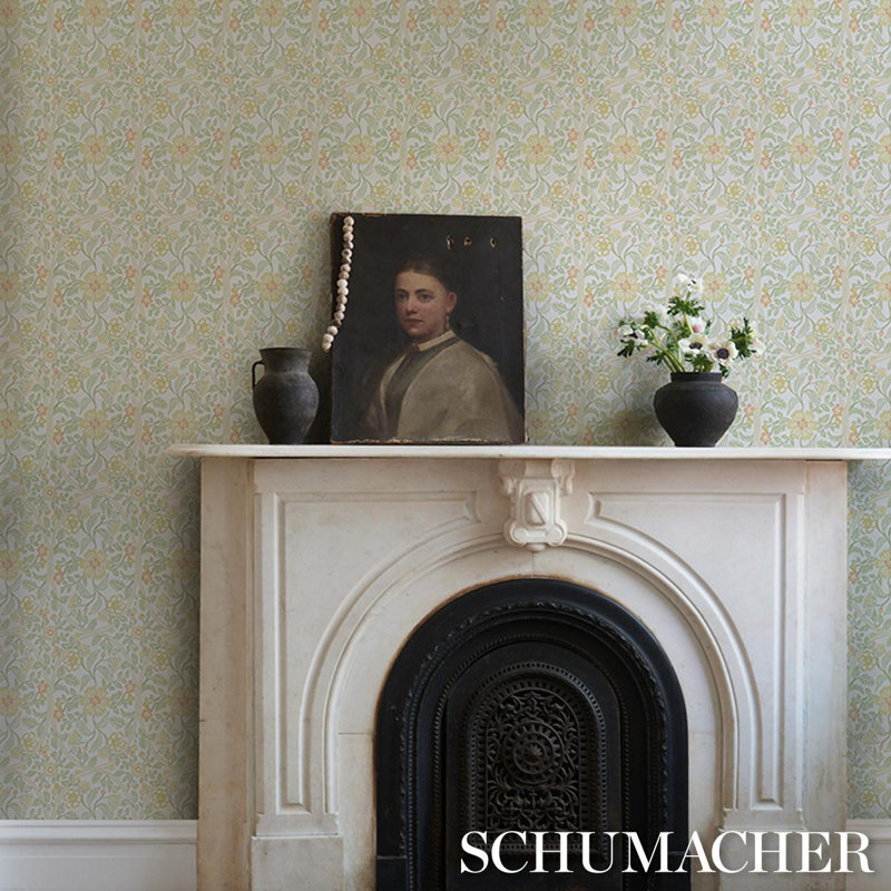 Garden Guild Wallpaper, Orange