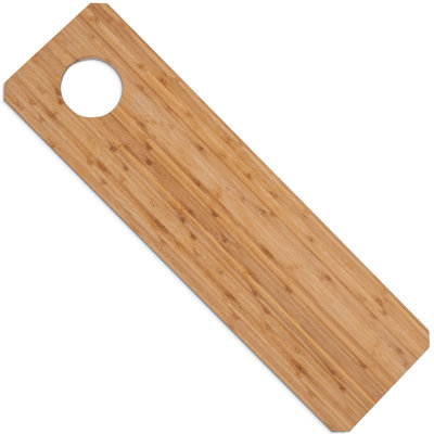 Extra Large Charcuterie Board, 31X8 Inch Bamboo Serving Platter, Long Cheese Board With Dip Bowl Hole