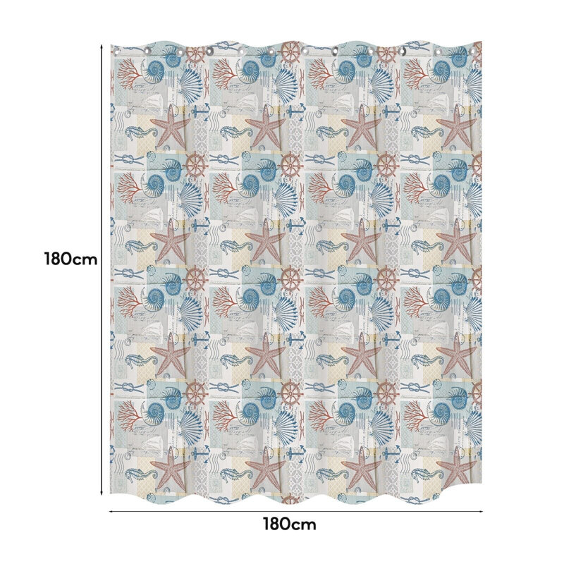 Aicha Polyester Shower Curtain