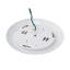 Plafonnier encastré à DEL à intensité variable blanc à DEL 7,5 po Disc, sélection 5-CCT 2700K / 3000K / 3500K / 4000K / 5000K-127315073-127315077