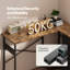 L-Shaped Particle Board / Chipboard Computer Desk