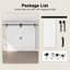 Portes de grange coulissantes en bois manufacturé 84 po H 84 po-121450071-98269609-123097392