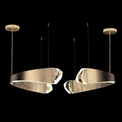 Luminaire suspendu rond 49 po Strata