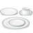 Noritake Silver Colonnade 5-Piece Place Setting, Service for 1
