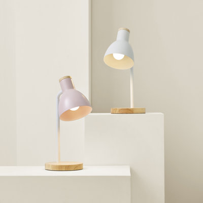 Rokeisha Wood Desk Lamp