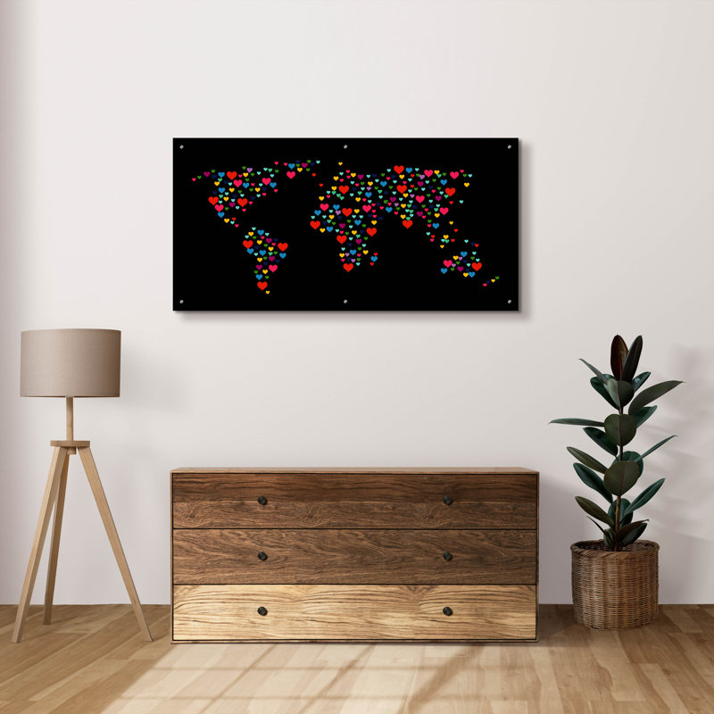 «Heart Map» par Mark Ashkenazi, H 24 po x l 48 po