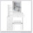 Compact 29.2-Inch Vanity Table With LED Mirror, Power Station, And Hair Dryer Bracket For Small Bedrooms-1194500399