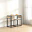 Ensemble de table et chaises minimaliste 3 pièces, ensemble de meubles de cuisine, ensemble de meubles de salle à manger, ensemble de meubles de conversation