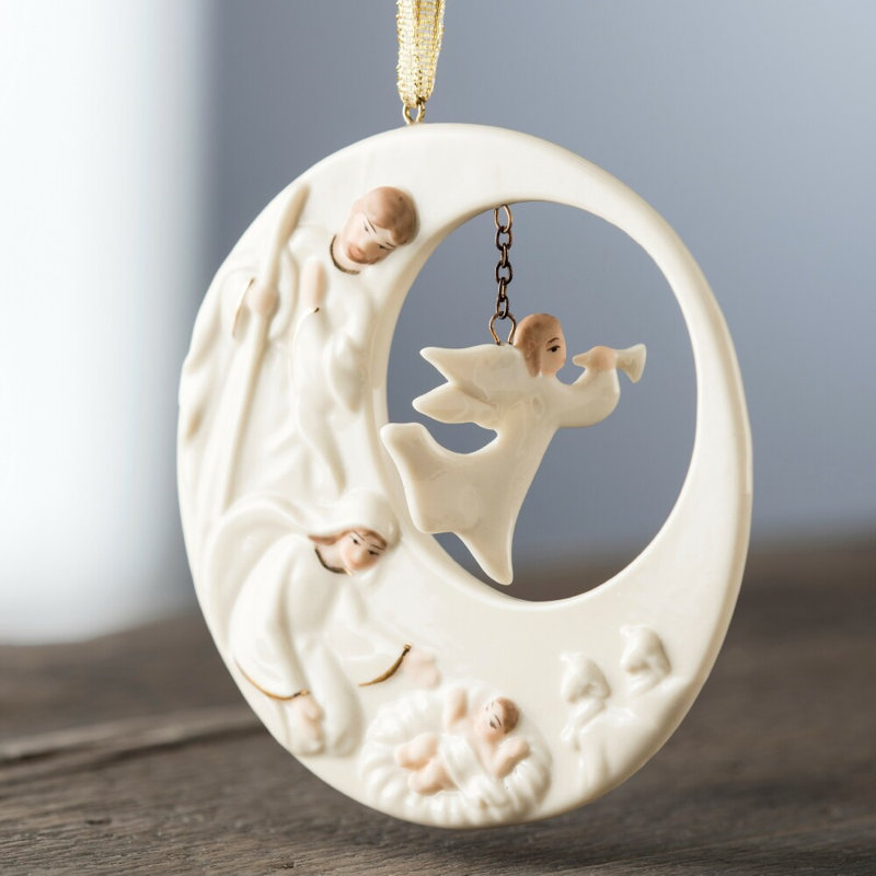 9cm Ceramic Hanging Figurine Ornament