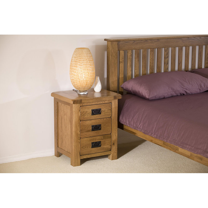 50cm W Solid Wood Bedside Table