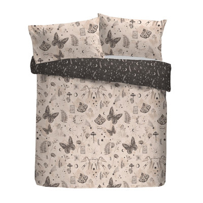 Cotton Blend No Pattern Duvet Cover Set with Pillowcases Included