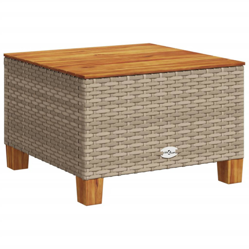 Square Coffee Table, Beige