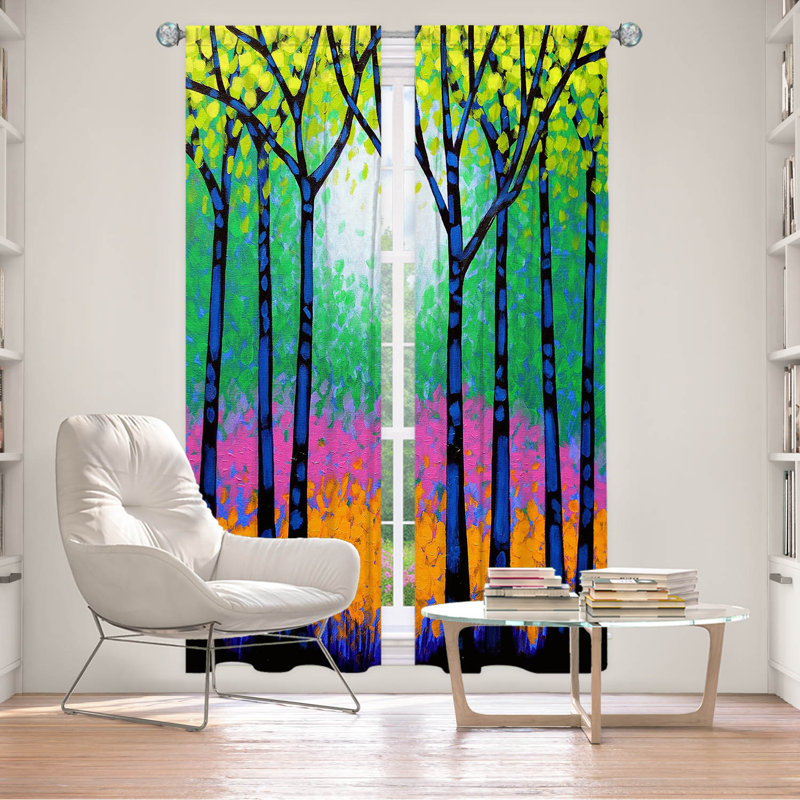 Delaughter Room Darkening Curtain Pair, 20" W x 52" L