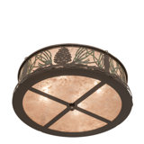 Mountain Pine 4 - Light Semi Flush Mount