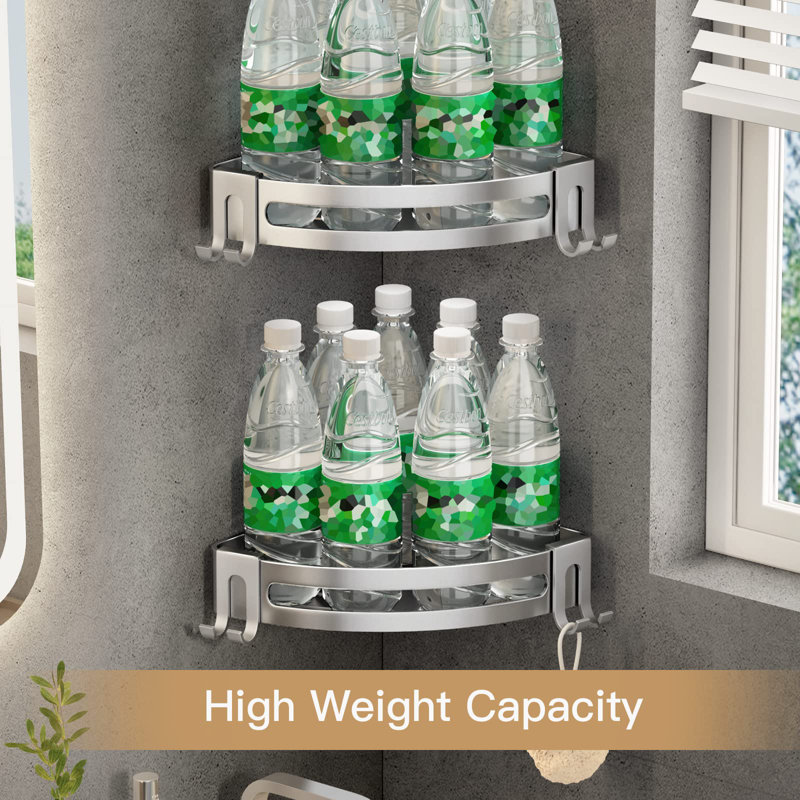 Luzica 3 Piece Triangle Corner Shelf