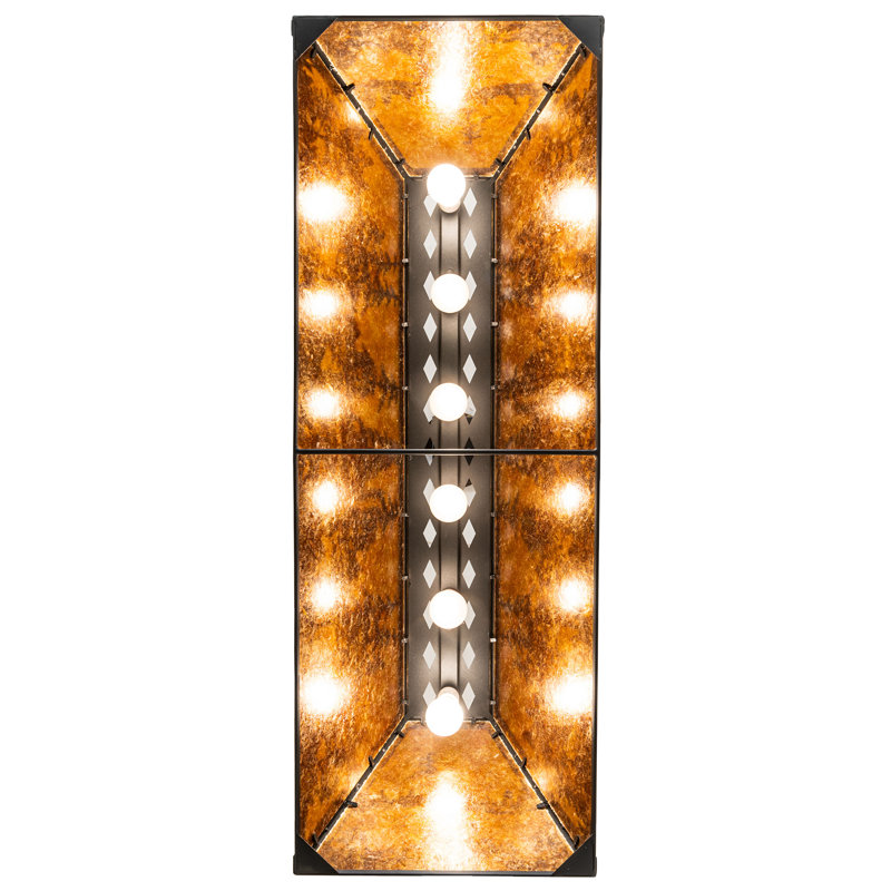 Doby 6 - Light Pendant, 44" H x 48" W x 17" D, Black