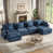 Chenille bleue marine est en rupture de stock