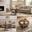 Four Leg Coffee Table with Storage